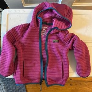 L.L. Bean kids airlight zip hoodie size 4